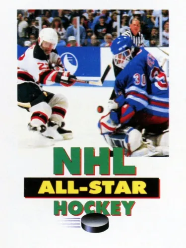 Portada oficial del videojuego NHL All-Star Hockey ’95