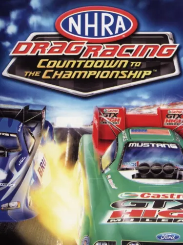 Portada oficial del videojuego NHRA Drag Racing: Countdown to the Championship