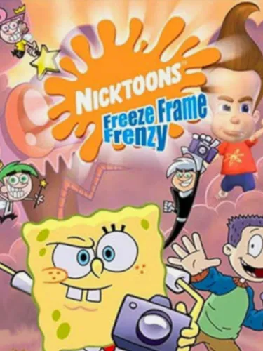 Portada oficial del videojuego Nicktoons: Freeze Frame Frenzy