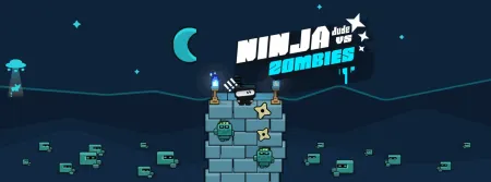 Portada de Ninja Dude vs. Zombies
