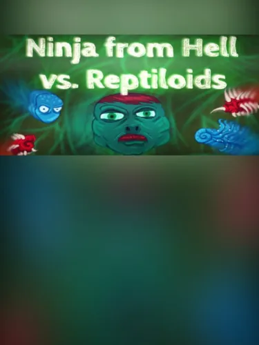 Portada de Ninja from Hell vs. Reptiloids