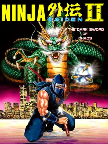 Portada de Ninja Gaiden II: The Dark Sword of Chaos