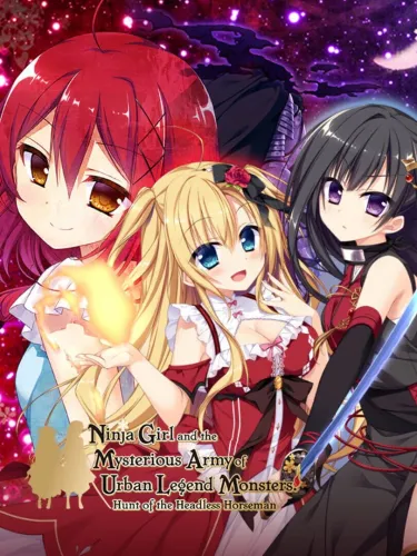 Portada de Ninja Girl and the Mysterious Army of Urban Legend Monsters! ~Hunt of the Headless Horseman~