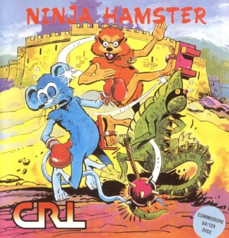 Portada oficial del videojuego Ninja Hamster