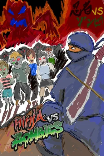 Portada de Ninja vs. Zombies