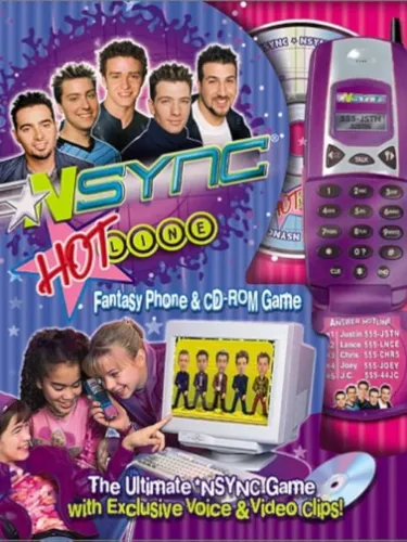Portada de NSYNC Hotline Phone and Fantasy CD-Rom Game
