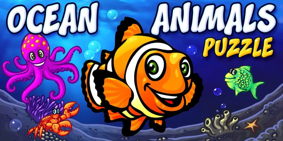 Ocean Animals Puzzle for Kids & Toddlers
