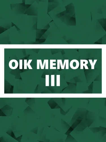 Portada de Oik Memory 3