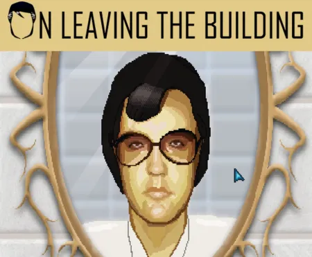 Portada oficial del videojuego On Leaving the Building