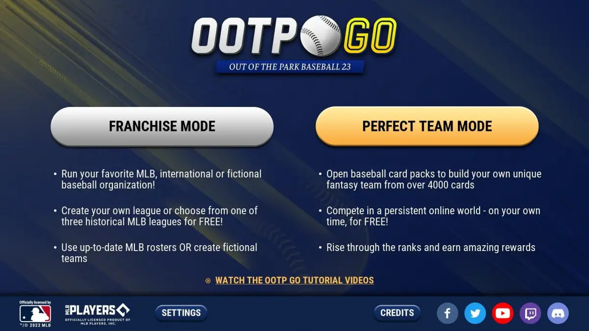 Portada de OOTP Baseball Go 23