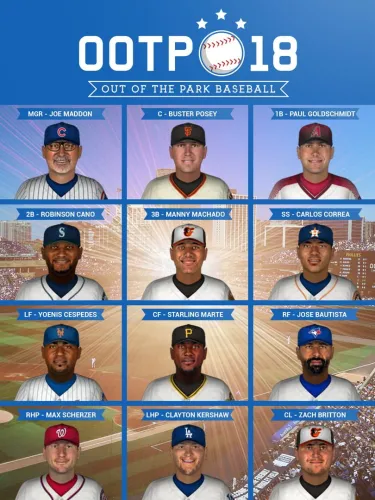 Portada de Out of the Park Baseball 18