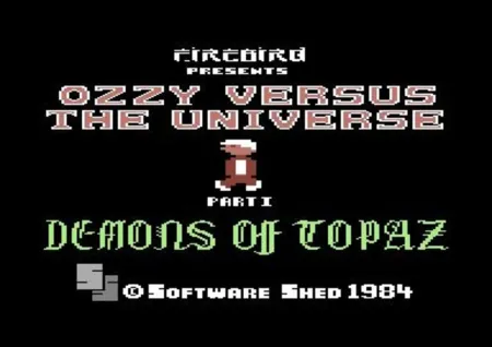 Portada de Ozzy Versus the Universe I: Demons of Topaz
