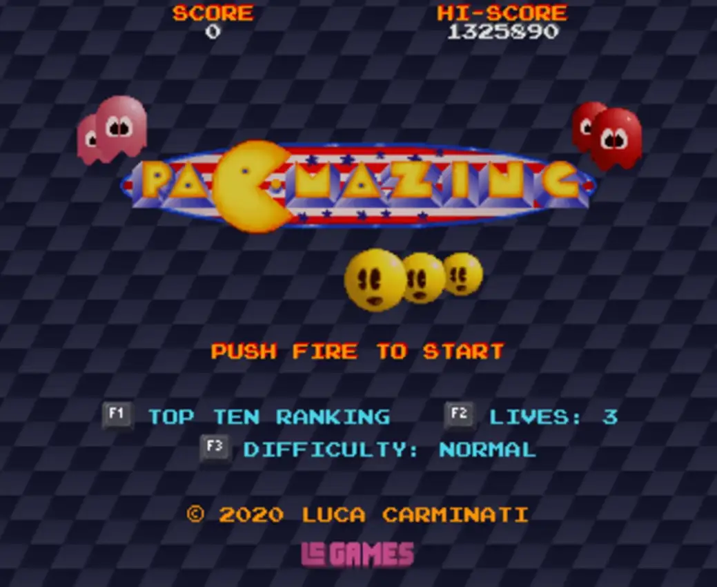 Portada de Pac-Mazing