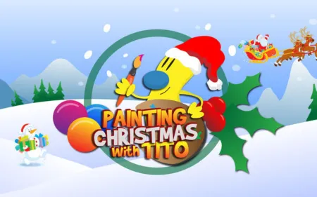 Portada de Painting Christmas with Tito