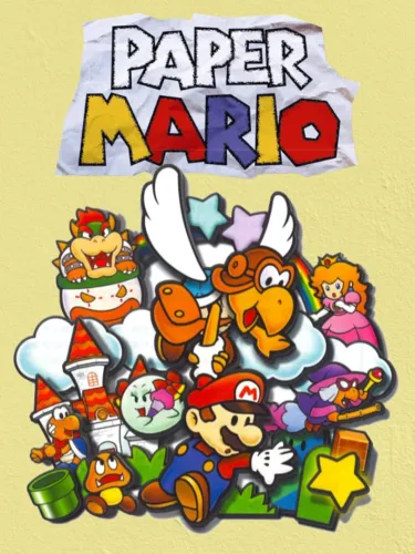 Portada de Paper Mario