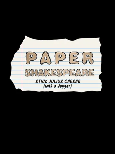 Portada de Paper Shakespeare: Stick Julius Caesar (With a Dagger)