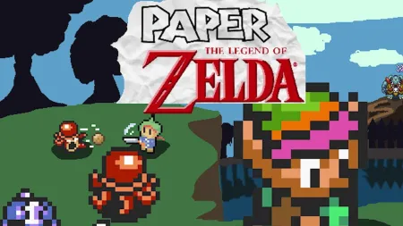 Portada de Paper Zelda RPG