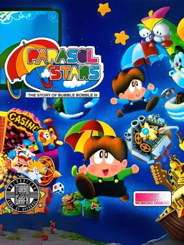 Portada de Parasol Stars: The Story of Bubble Bobble III