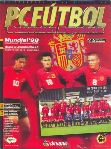 Portada de PC Fútbol Selección Española ’98
