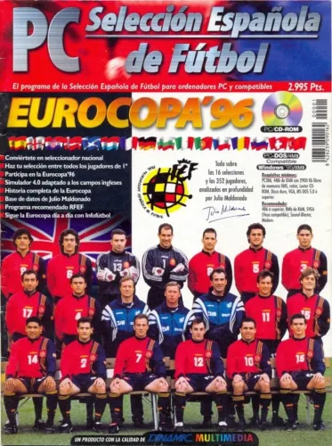Portada de PC Selección Española de Fútbol Eurocopa ’96