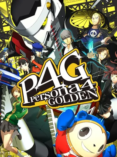 Portada oficial del videojuego Persona 4 Golden