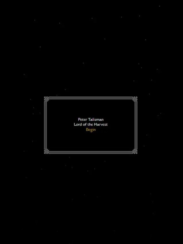 Peter Talisman: Lord of the Harvest