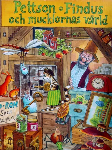 Portada de Pettson o Findus och Mucklornas Värld