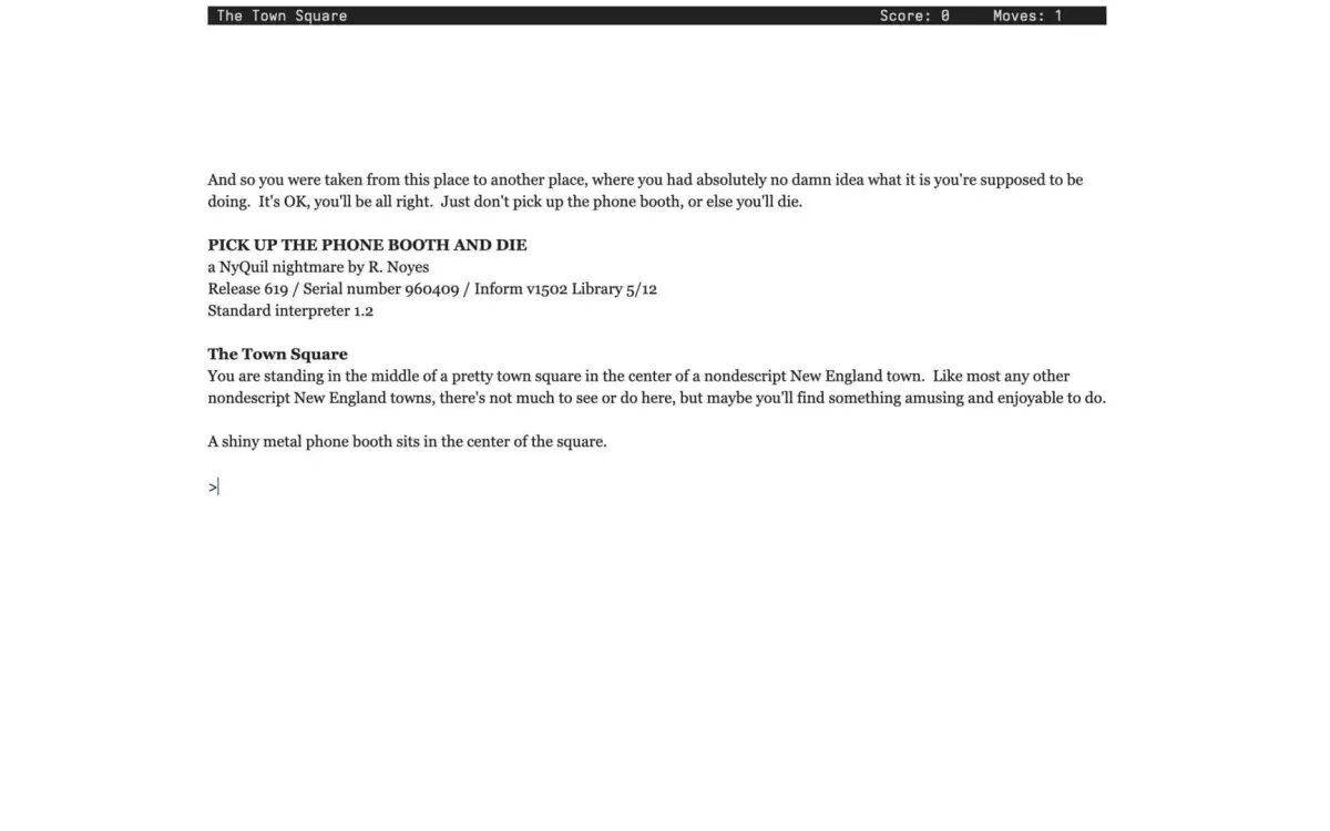 Pick up the Phone Booth and Die