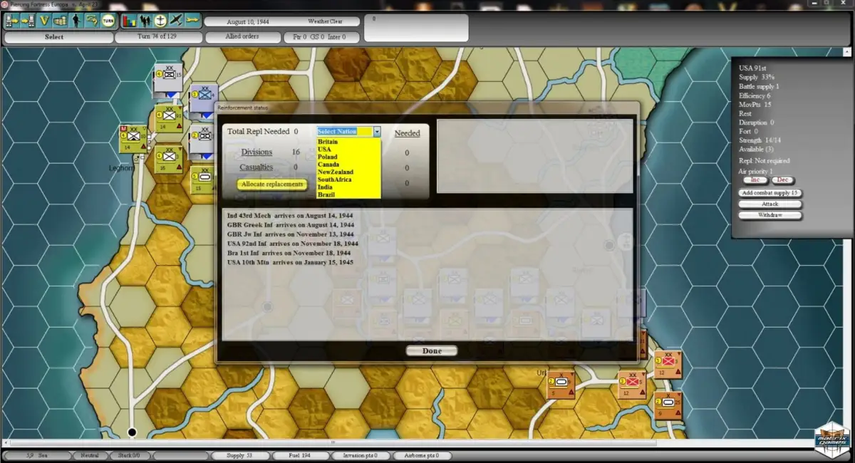 Piercing Fortress Europa