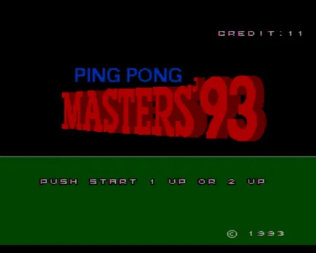 Portada de Ping Pong Masters ’93