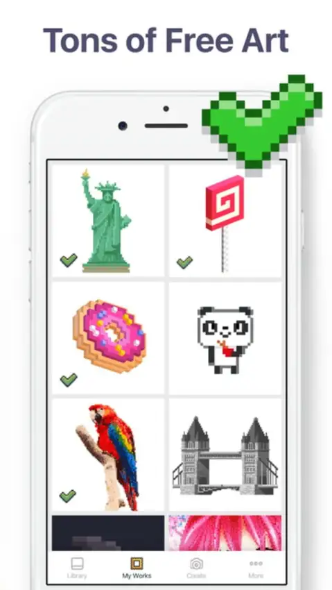 Pixel Art: Color by Number