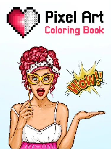 Portada de Pixel Art Coloring Book