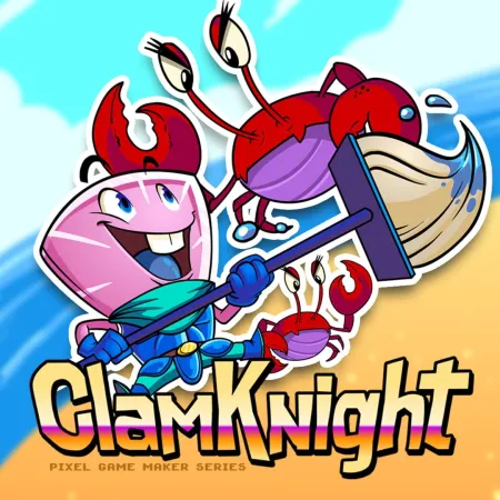 Portada de Pixel Game Maker Series: Clam Knight