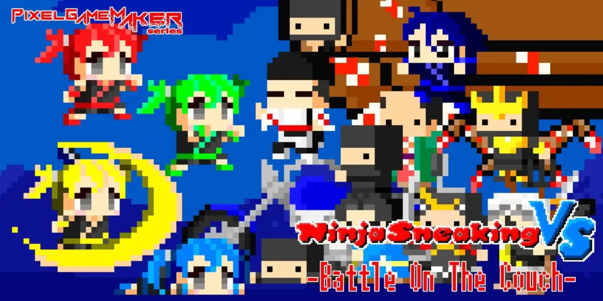 Pixel Game Maker Series Ninja Sneaking vs: Battle on the Couch