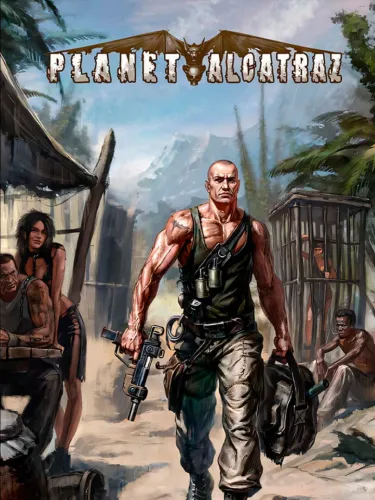 Portada oficial del videojuego Planet Alcatraz