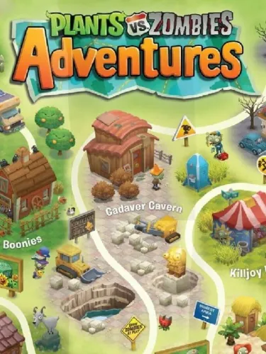Portada de Plants vs. Zombies Adventures
