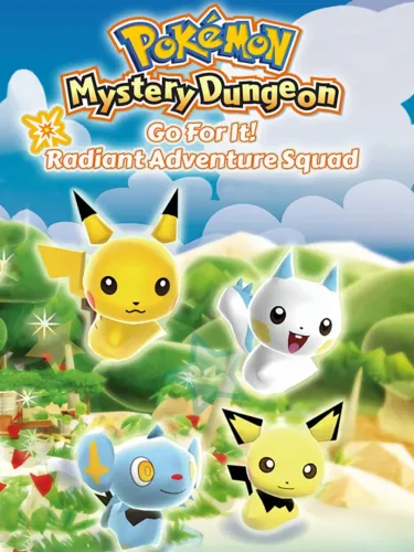 Portada de Pokémon Mystery Dungeon: Go For It! Radiant Adventure Squad