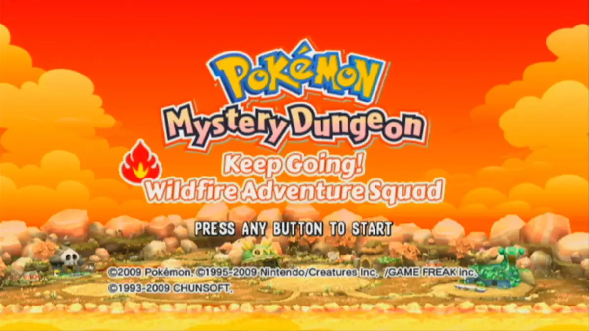 Pokémon Mystery Dungeon: Keep Going! Wildfire Adventure Squad