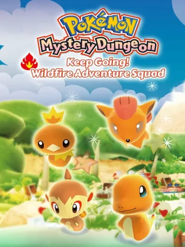 Portada de Pokémon Mystery Dungeon: Keep Going! Wildfire Adventure Squad