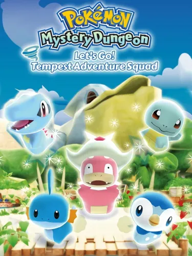 Portada de Pokémon Mystery Dungeon: Let’s Go! Tempest Adventure Squad