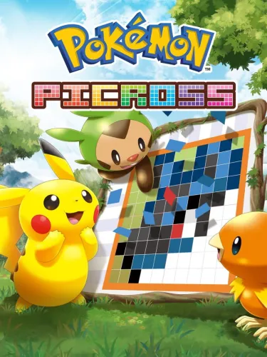 Portada oficial del videojuego Pokémon Picross