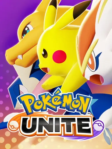 Portada oficial del videojuego Pokémon Unite
