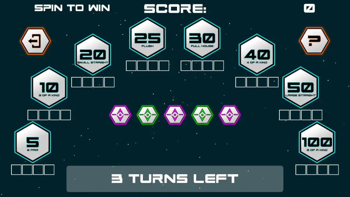 Poker Dice Solitaire Future