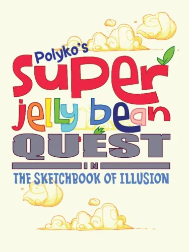Portada oficial del videojuego Polyko’s Super Jelly Bean Quest in the Sketchbook of Illusion
