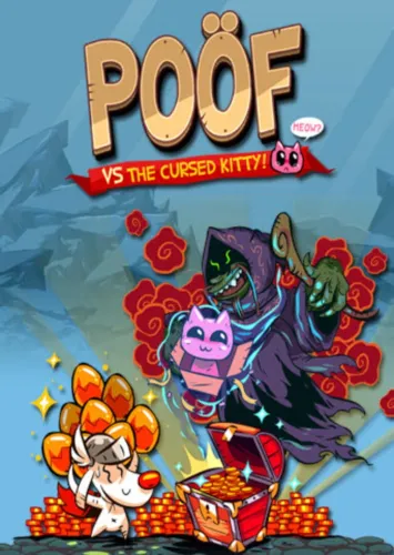 Portada de Poöf vs. The Cursed Kitty