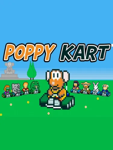 Portada oficial del videojuego Poppy Kart