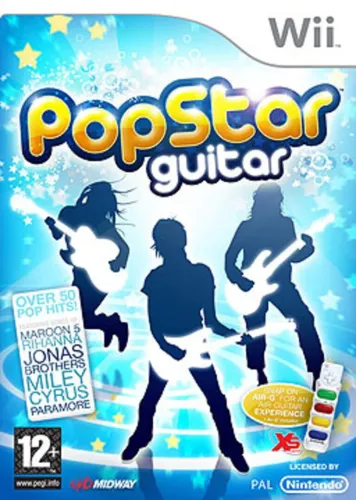 Portada oficial del videojuego PopStar Guitar