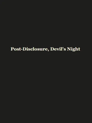 Portada de Post-Disclosure, Devil’s Night