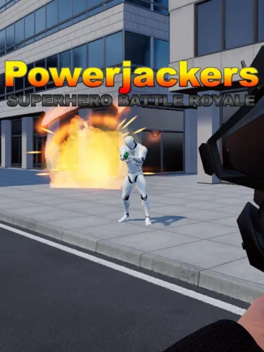 Portada de Powerjackers: Superhero Battle Royale