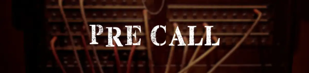 Portada de Pre Call